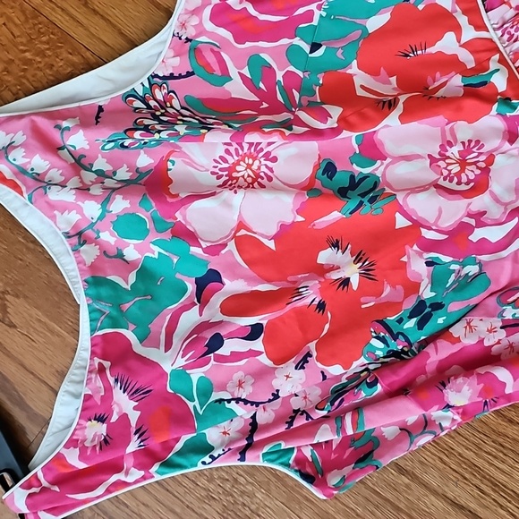 Lilly Pulitzer Pink Floral Sleeveless Dress - Picture 2 of 3